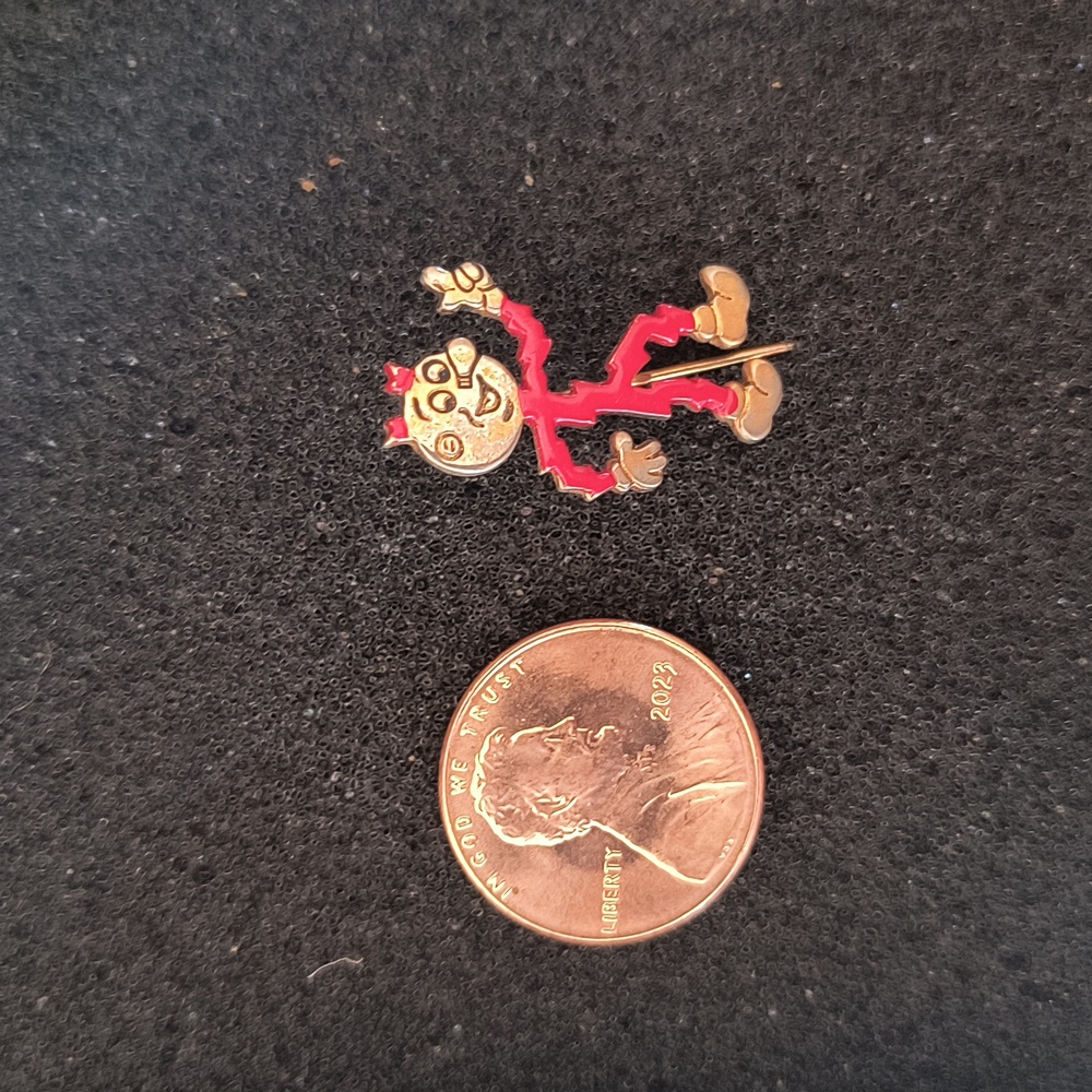 Vintage Reddy Kilowatt Stick Pin - Picture 3 of 12